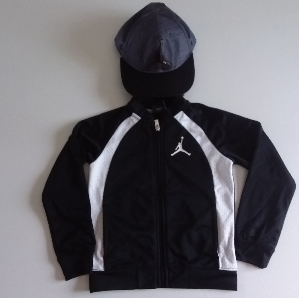 Jordan Track jacket and a Jab Jumpman Baseball Cap